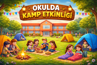 Okul Bahçesinde Kamp Etkinliği