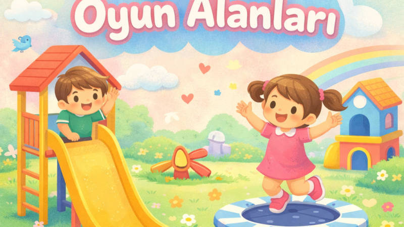 Çocuk oyun alanları evleri